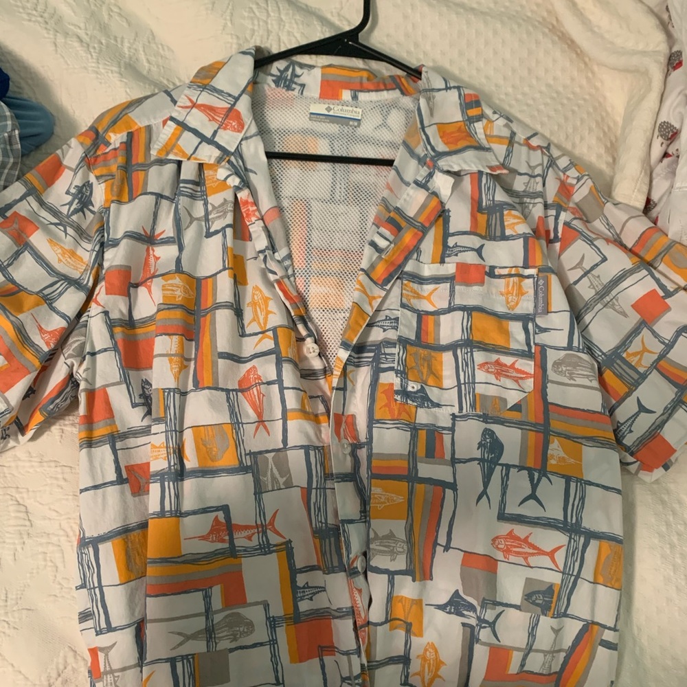 Short sleeve Columbia finishing shirt